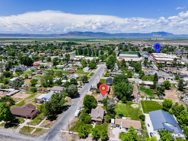 Aerial perspective of suburban area with mountains | Image 26