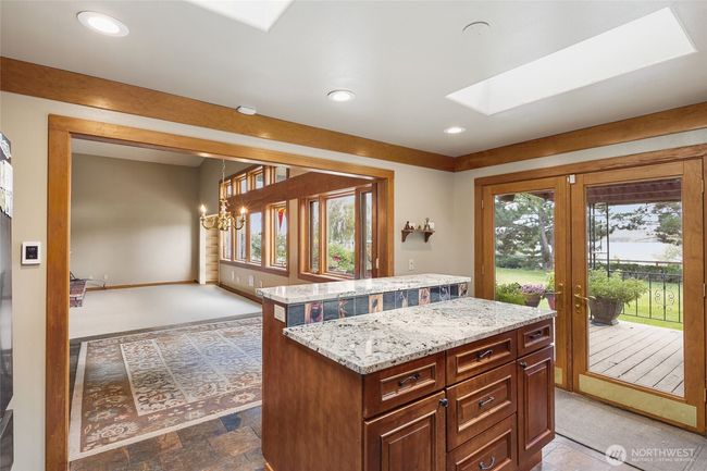 Great center island with lake views to enjoy. | Image 10