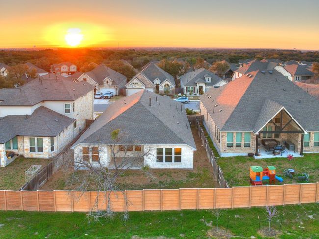 Aerial view at dusk of a residential view | Image 37