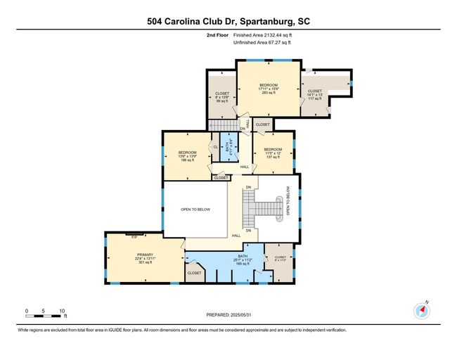 504 Carolina Club Dr, House other with 5 bedrooms, 4 bathrooms and null parking in Spartanburg SC | Image 49