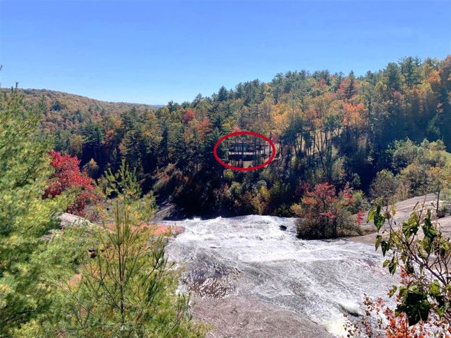 View from top of Lake Toxaway Falls looking at home | Image 42