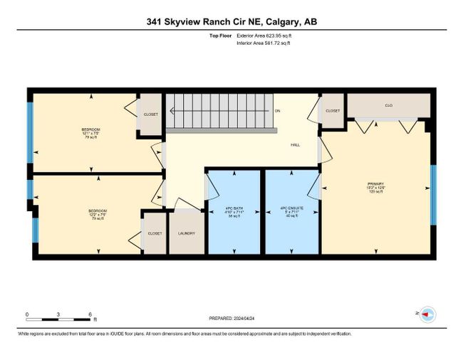 341 Skyview Ranch Circle Ne, Home with 3 bedrooms, 2 bathrooms and 3 parking in Calgary AB | Image 46