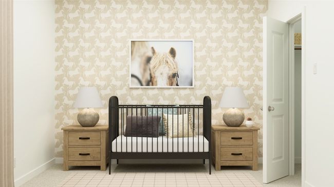 Bedroom featuring wallpapered walls and baseboards | Image 13