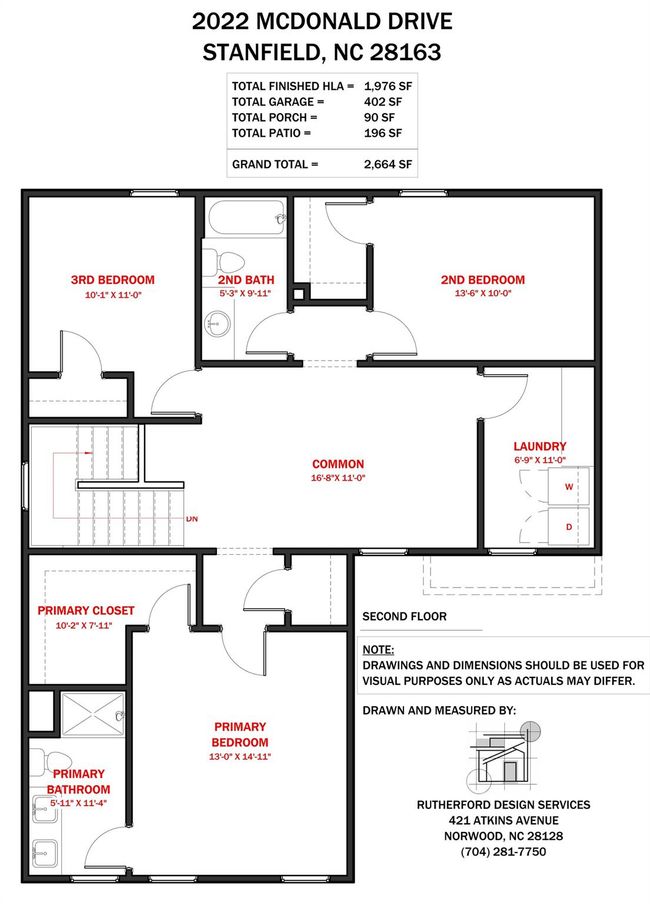 2022 Mcdonald Dr, House other with 3 bedrooms, 3 bathrooms and null parking in Stanfield NC | Image 47
