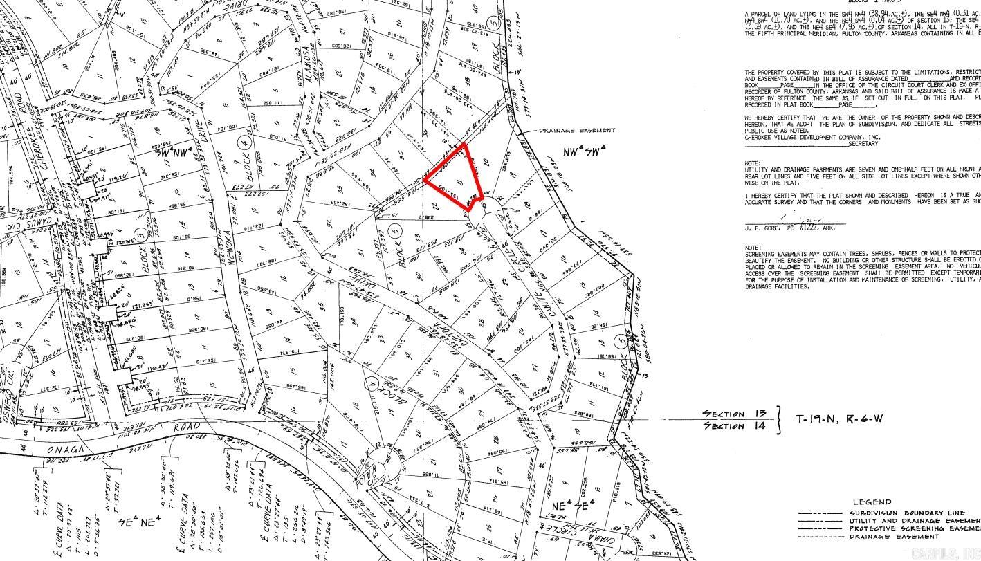Land in Cherokee Village 2