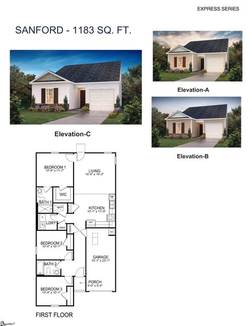 116 Elgin Dr, Laurens, SC, 29360-9702 | Card Image