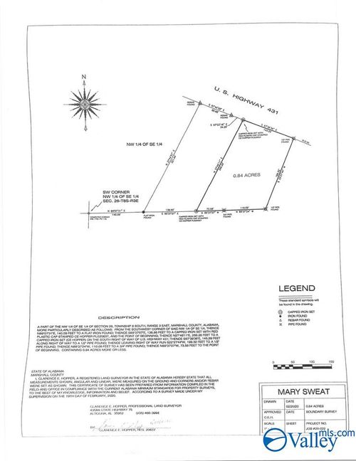 .84 acres Florida Short Rte, Guntersville, AL, 35976 | Card Image