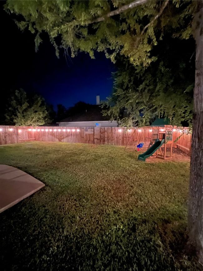 View of yard at night | Image 32