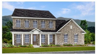 Artist rendering of an Alpine floorplan with a D elevation. Colors and garage swing with vary on actual homes. | Image 1