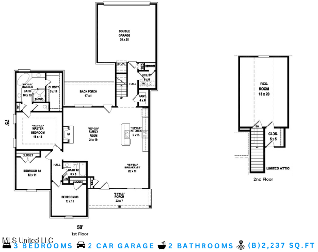 2243 Scott Meadows Ln, House other with 4 bedrooms, 2 bathrooms and null parking in Hernando MS | Image 38