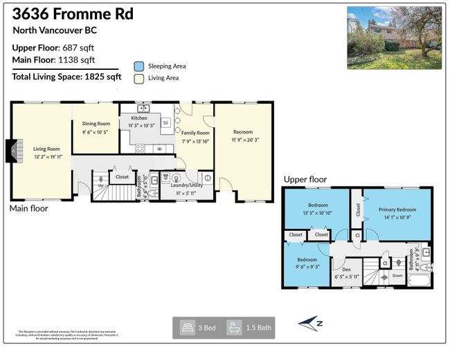 3636 Fromme Road, House other with 3 bedrooms, 1 bathrooms and 4 parking in North Vancouver BC | Image 34