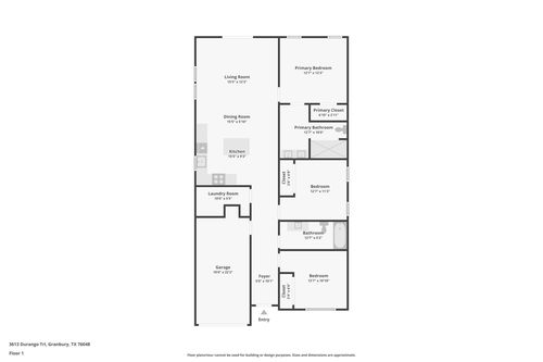 3613 Durango Trl, Granbury, TX, 76048-5318 | Card Image