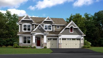 Exterior rendering of home, actual features may vary | Image 1