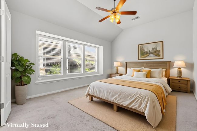 Primary bedroom. Virtually staged. | Image 17