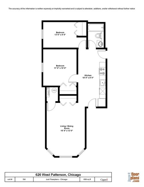 apt-3w-626 Patterson Ave, Chicago, IL, 60613-4482 | Card Image