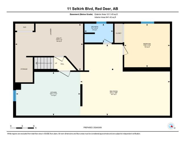 11 Selkirk Boulevard, Home with 4 bedrooms, 2 bathrooms and 4 parking in Red Deer AB | Image 23