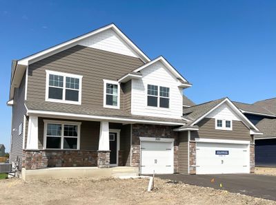 Available for flexible move-in! Our beautiful and spacious Whitney floorplan, this one on a lookout homesite, offers 5 BD/4 BA, and over 4300 sq ft! Finish the LL bedroom and bath and have 6 BD/5 BA, and 4, 595 total finished square feet. | Image 2