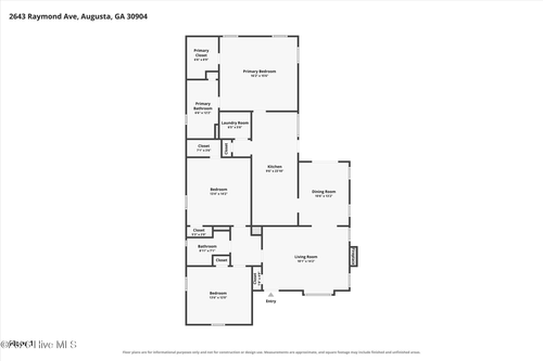2643 Raymond Ave, Augusta, GA, 30904-5338 | Card Image