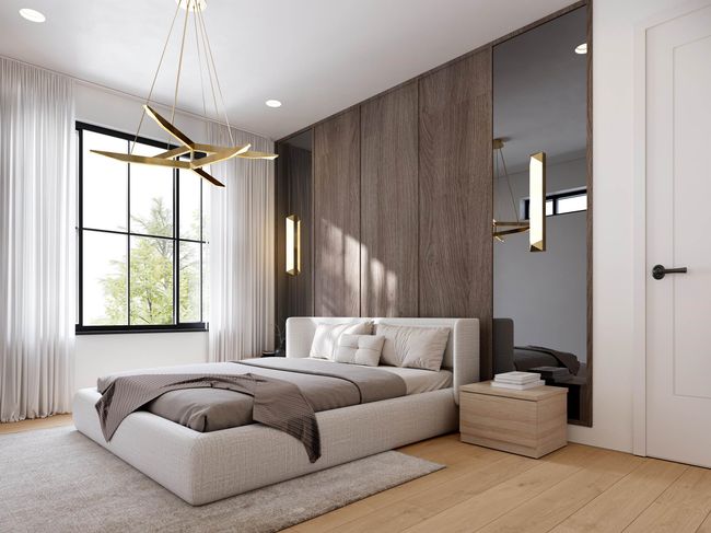 Bedroom featuring light wood-style flooring and recessed lighting | Image 4