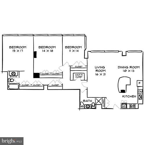 apt-0b-801-1815 John F Kennedy Blvd, PHILADELPHIA, PA, 19103-1706 | Card Image