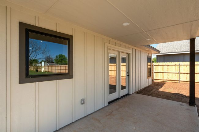 View of patio featuring fence | Image 26