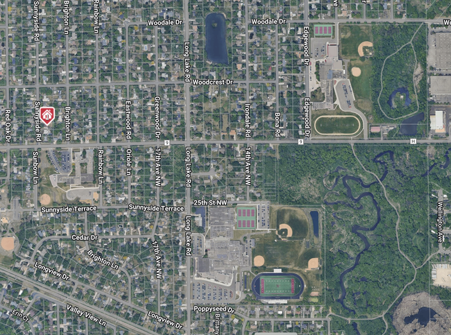 Shown here in upper right is proximity to Edgewood Middle Sch. | Image 25