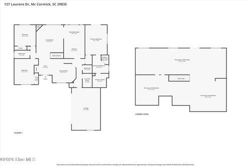 127 Laurens Drive, Mccormick, SC, 29835 | Card Image