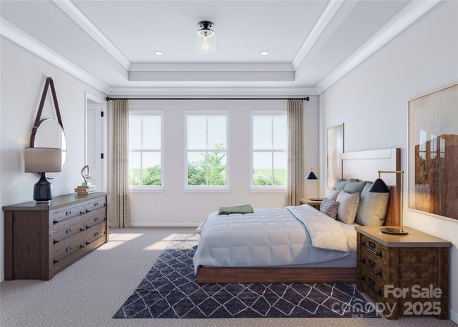 PLAN 1 Primary Bed | This is a computer-generated rendering of the home design. Please note that this is a visual representation only and the final construction may differ in appearance, features, and finishes | Image 25