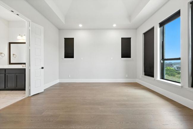 Unfurnished room with light wood-style floors and recessed lighting | Image 22