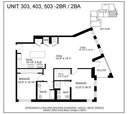 apt-303-2050 Clark St, Chicago, IL, 60614-7723 | Card Image
