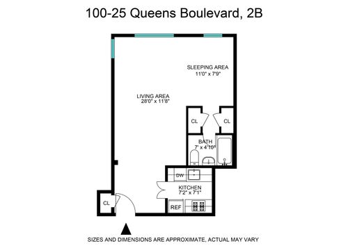 2b-100-25 Queens Blvd, Forest Hills, NY, 11375-2425 | Card Image