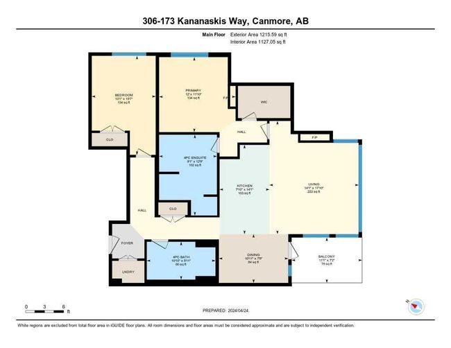 306 - 173 Kananaskis Way, Home with 2 bedrooms, 2 bathrooms and 1 parking in Canmore AB | Image 50