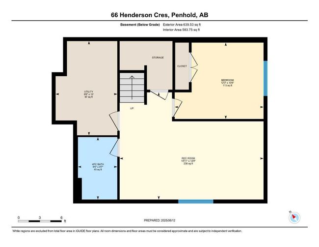66 Henderson Cres, House other with 4 bedrooms, 4 bathrooms and 2 parking in Penhold AB | Image 40