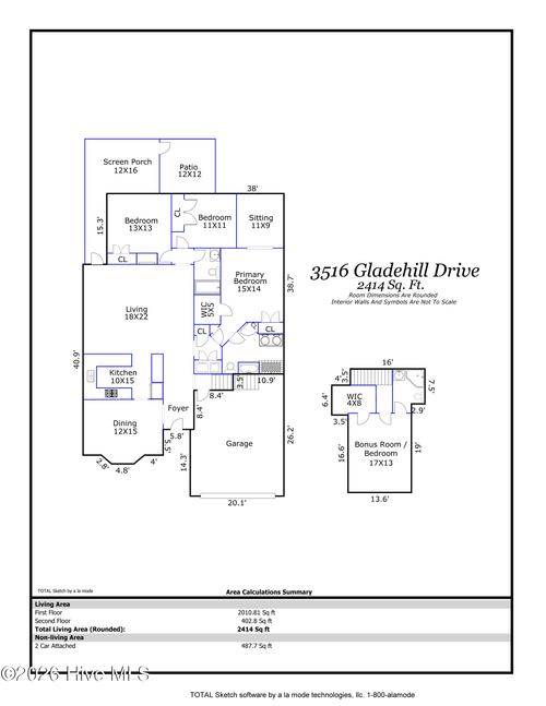 3516 Gladehill Ln, Leland, NC, 28451-6511 | Card Image