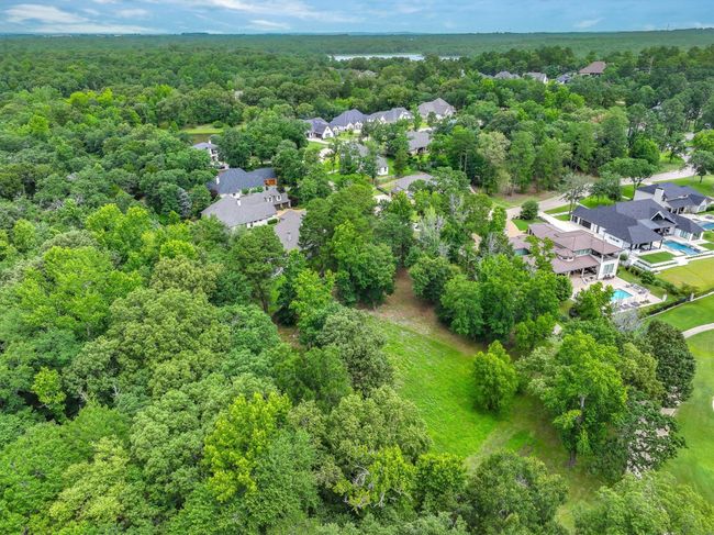 Aerial view of residential area with a heavily wooded area | Image 5