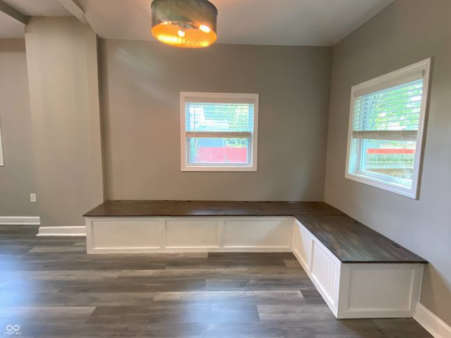 Custom dining bench with ample built in storage. | Image 8