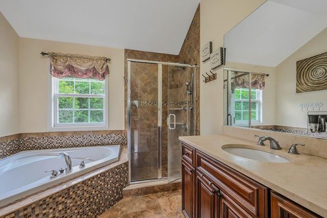 Primary Master Bath With Vaulted Ceiling~Offers Soaker Tub, Shower Stall & Toilet | Image 17