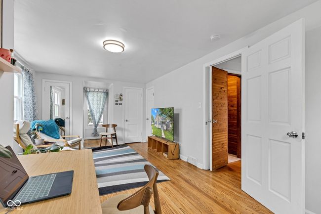 Upper floor second bedroom could be nursery, playroom. | Image 37