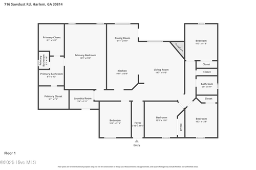716 Sawdust Rd, Harlem, GA, 30814-5001 | Card Image