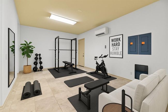 Flex Room located downstairs - Can be used as a home gym, media room, play room, game room - virtually staged for your designing ideas. | Image 24