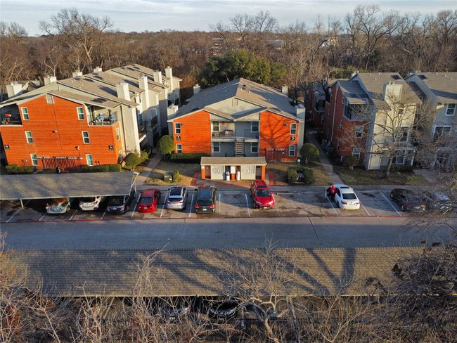 Bird's eye view of the property front, community mailboxes and covered parking | Image 7