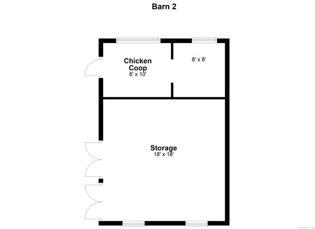 Barn 2 Stand Up Chicken Coop/Barn Storage | Image 38