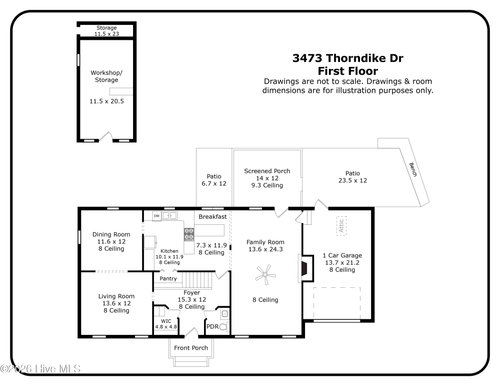 3473 Thorndike Dr, Fayetteville, NC, 28311-2515 | Card Image