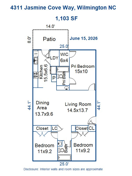 4311 Jasmine Cove Way, Wilmington, NC, 28412-2088 | Card Image