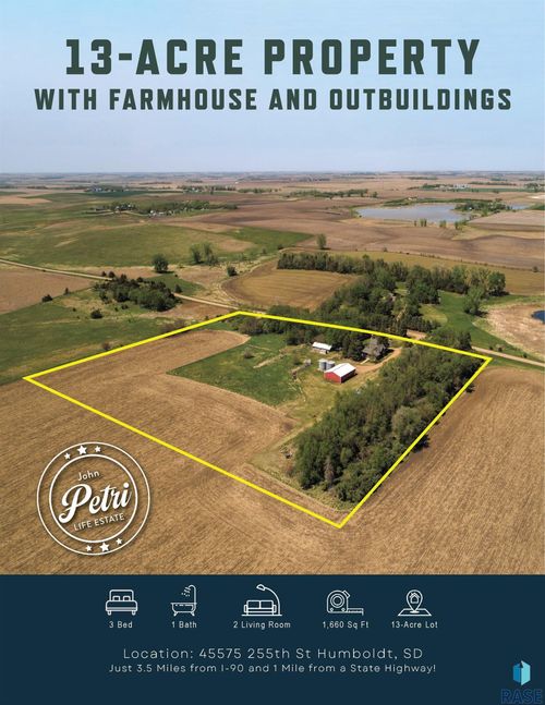 45575 255th St Street, Humboldt, SD, 57035 | Card Image