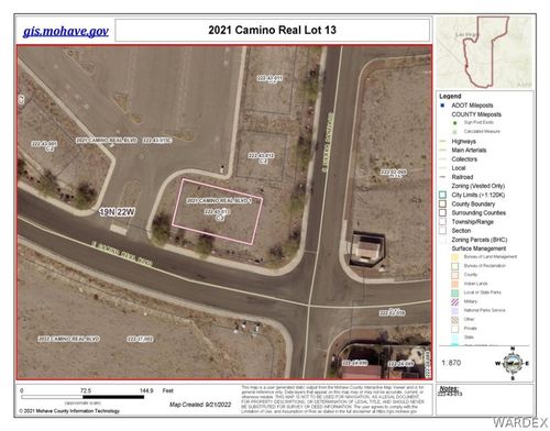 2021 Camino Real Lot 13 Boulevard, Bullhead City, AZ, 86442 | Card Image