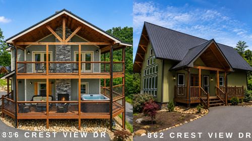 856 & 862 Crest View Dr, Gatlinburg, TN, 37738-4944 | Card Image