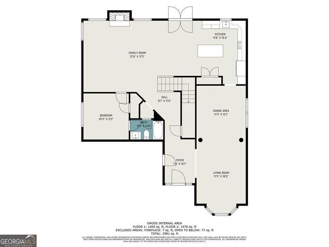 2076 Hatteras Way Nw, House other with 6 bedrooms, 4 bathrooms and 4 parking in Atlanta GA | Image 26