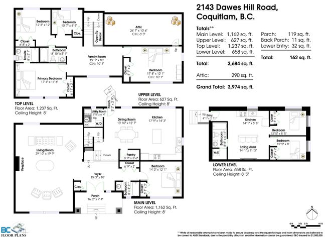 2143 Dawes Hill Road, House other with 7 bedrooms, 4 bathrooms and 3 parking in Coquitlam BC | Image 37