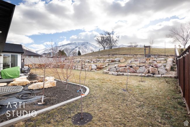 View of yard with a mountain view | Image 43